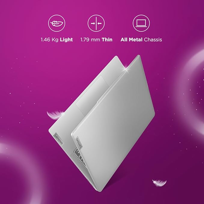Lenovo IdeaPad Slim 5i Intel Core I5 12TH (GEN) 16GB RAM/1 TB SSD 14" WUXGA (Cloud Grey) 83BF0043IN