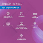 DELL INSPIRON (OIN353010051RINS1M)  3530 I3 13TH GEN 8GB/512 GB SSD 15.6" FHD  LAPTOP