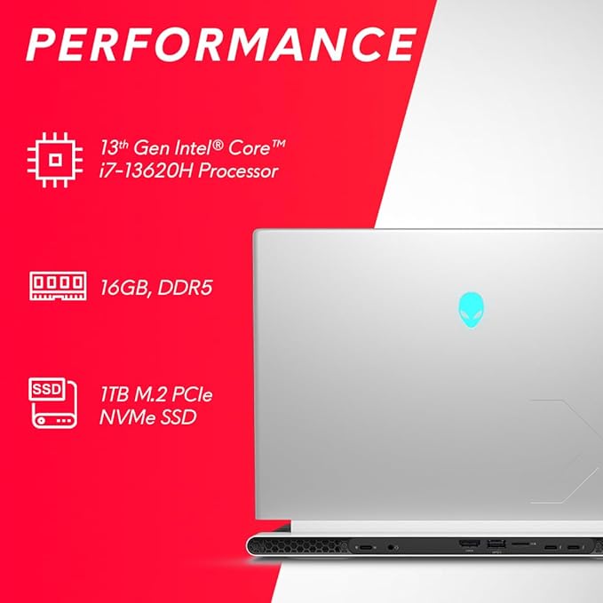 DELL ALLIENWARE (ANX14R0UCFG001CRS1) x14 R2 I7 13TH GEN 16GB/1 TB SSD 4050 6GB GDDR6 GAMING LAPTOP