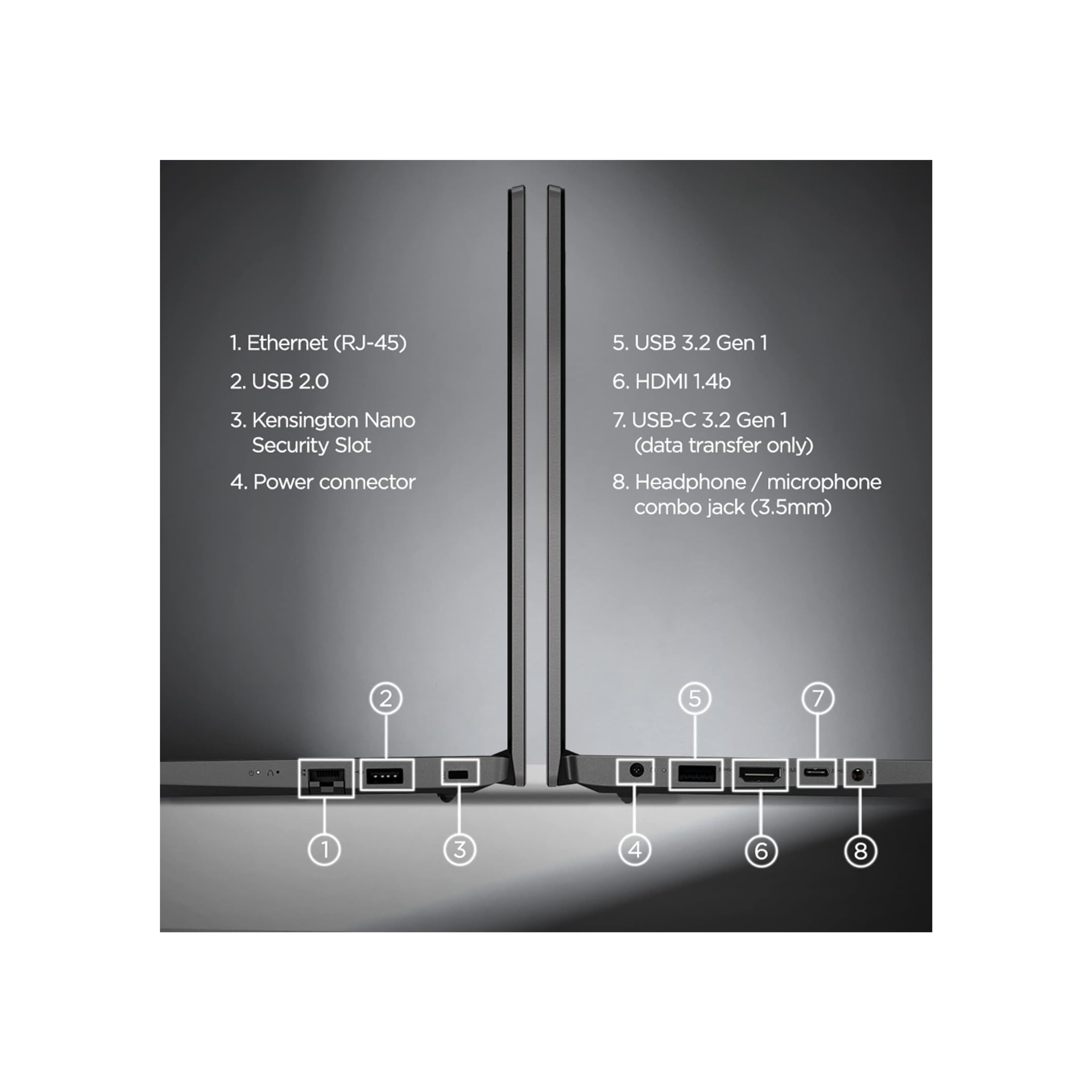 Lenovo 14 (2025) Thin & Light Business Laptop 14.0" FHD - 13th Gen Intel Core i5-13420H, 16GB RAM, 512GB SSD, Intel UHD Graphics, Win 11, MS Office 2021 (Iron Grey, 1.4kg)