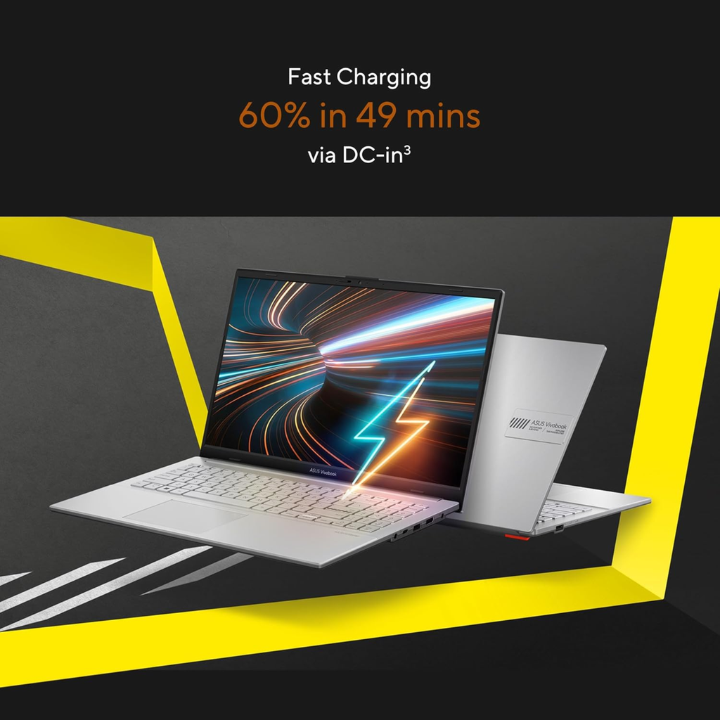 ASUS Vivobook Go 15 15.6" Full HD Thin & Light Laptop - AMD Ryzen 5 7520U, AMD Radeon Graphics, 8GB RAM, 512GB SSD, Windows 11 Home, Office Home 2024 & Microsoft 365 Basic (Cool Silver, 1.63kg, E1504FA-NJ132WS)