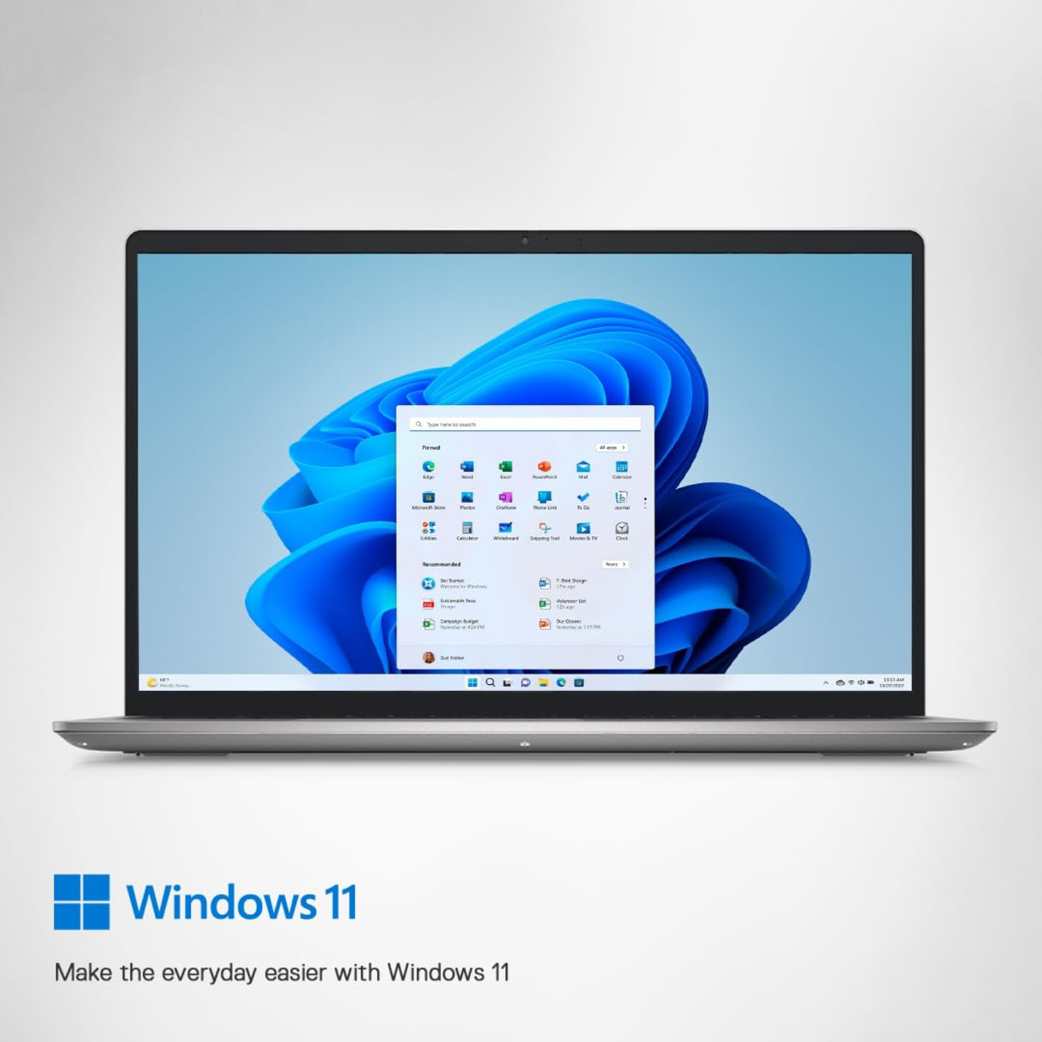 Dell Inspiron 15 Laptop AMD Ryzen 5 5500U | 8GB RAM | 512GB SSD | 15.6" Full HD Display | Windows 11 Home | MS Office 2021 | Platinum Silver