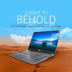 Acer Aspire Lite 15.6" FHD IPS Laptop - AMD Ryzen 5-5625U, 8GB RAM, 512GB SSD, Windows 11 Home, Premium Metal Body, 180° Hinge (Steel Gray, 1.59kg, AL15-41)