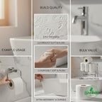 SUPERMAX Bathroom Tissue Roll 2 Ply 200 Gram | Thick & Strong | 10 Roll Combo Pack