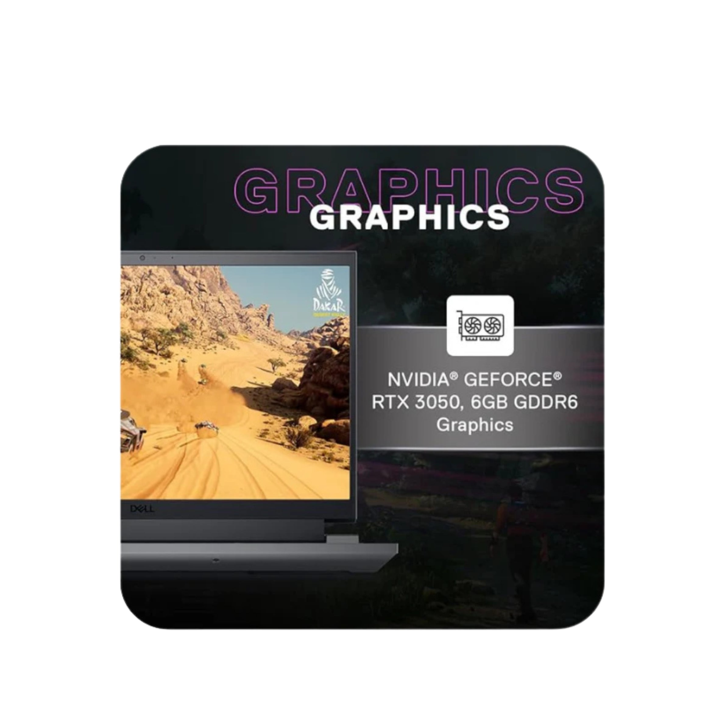 DELL INSPIRON (OGN5530112501RIN) G15-5530 I5 13TH GEN 8GB/512 SSD 6GB RTX 3050 GAMING LAPTOP