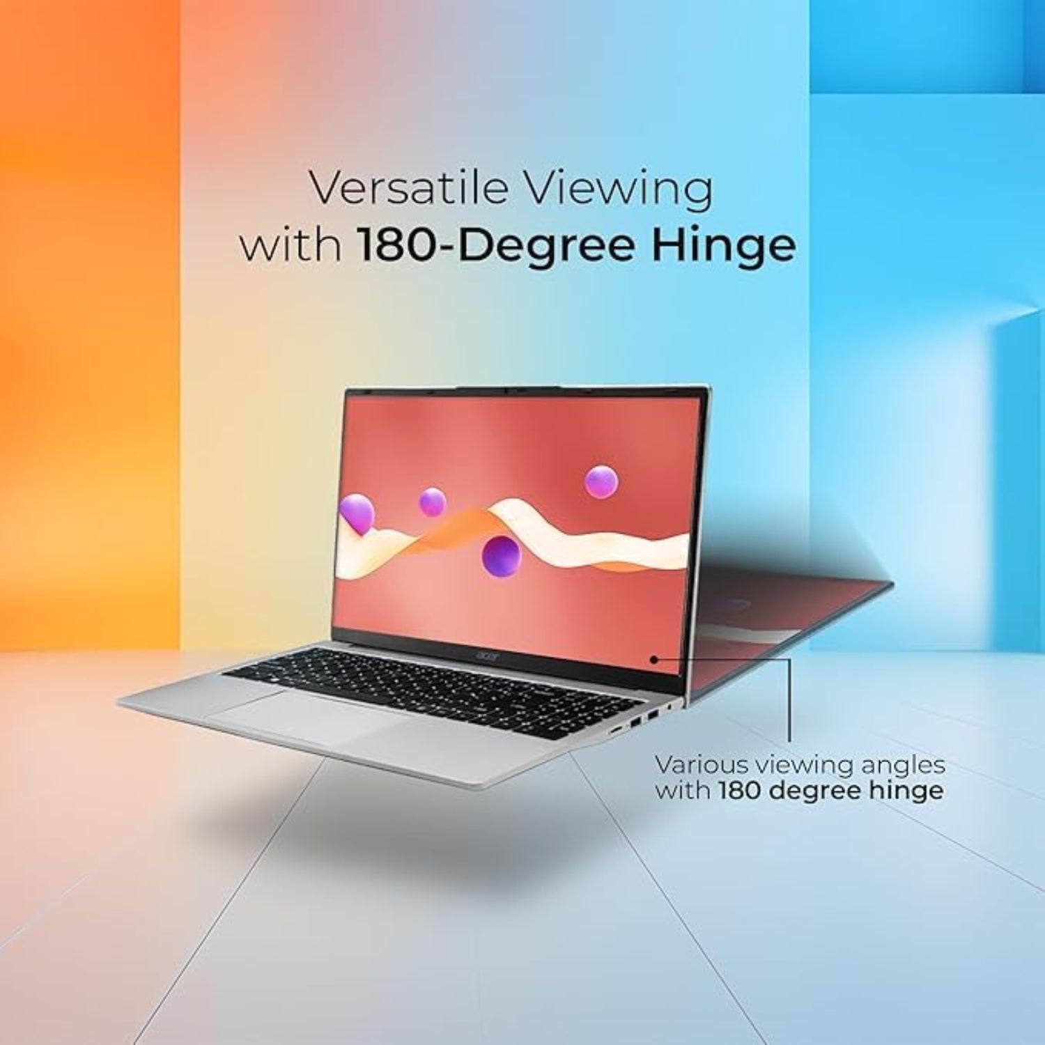 Acer Aspire 3 15.6" Laptop - Intel Celeron N4500, 8GB LPDDR4X RAM, 256GB SSD, HD Webcam, Win 11 Home | Thin & Light Budget Laptop (Pure Silver)