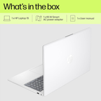 HP 15 Durable Laptop 15.6" FHD Anti-Glare - 13th Gen Intel Core i5-1334U with Turbo Boost, 16GB DDR4 RAM, 512GB SSD, Fingerprint Reader, USB Type-C, Windows 11 Pro, MS Office 2021 Pro (Black, 1.6kg)