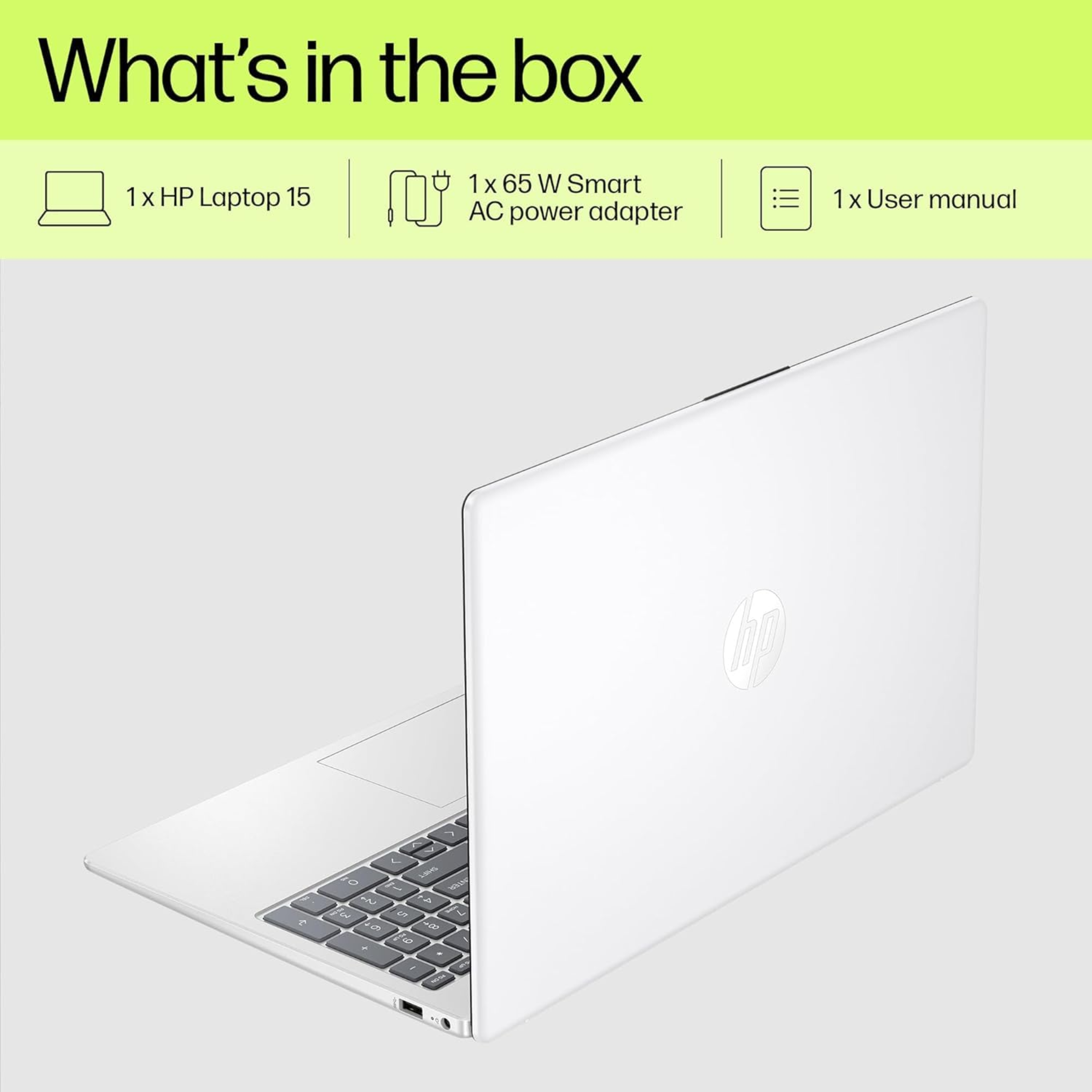HP 15 Durable Laptop 15.6" FHD Anti-Glare - 13th Gen Intel Core i5-1334U with Turbo Boost, 16GB DDR4 RAM, 512GB SSD, Fingerprint Reader, USB Type-C, Windows 11 Pro, MS Office 2021 Pro (Black, 1.6kg)