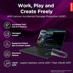 Lenovo Legion 5 2025 AI Powered Gaming Laptop 15.3" WUXGA IPS 165Hz - AMD Ryzen 7 260, NVIDIA GeForce RTX 5060 8GB, 16GB RAM, 1TB SSD, Win 11, Office 2024 + AI Now (Black, 2.5kg, 83M00074IN)