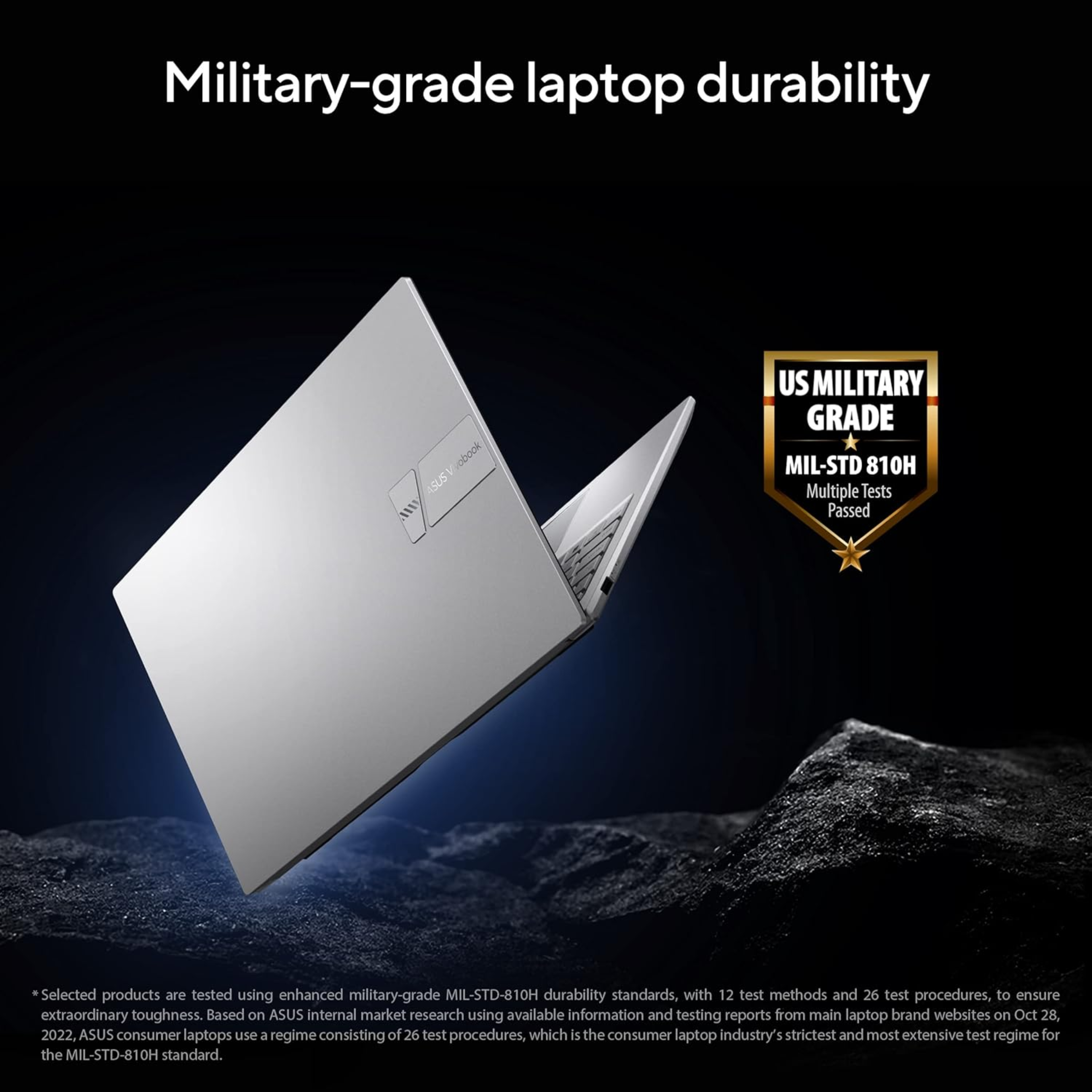 ASUS Vivobook 15 15.6" Full HD Thin & Light Laptop - Intel Core 5 120U (14th Gen), 16GB RAM, 512GB SSD, Backlit Keyboard, Windows 11 Home & Office 2021 (Cool Silver, 1.70kg, X1504VAP-BQ224WS)