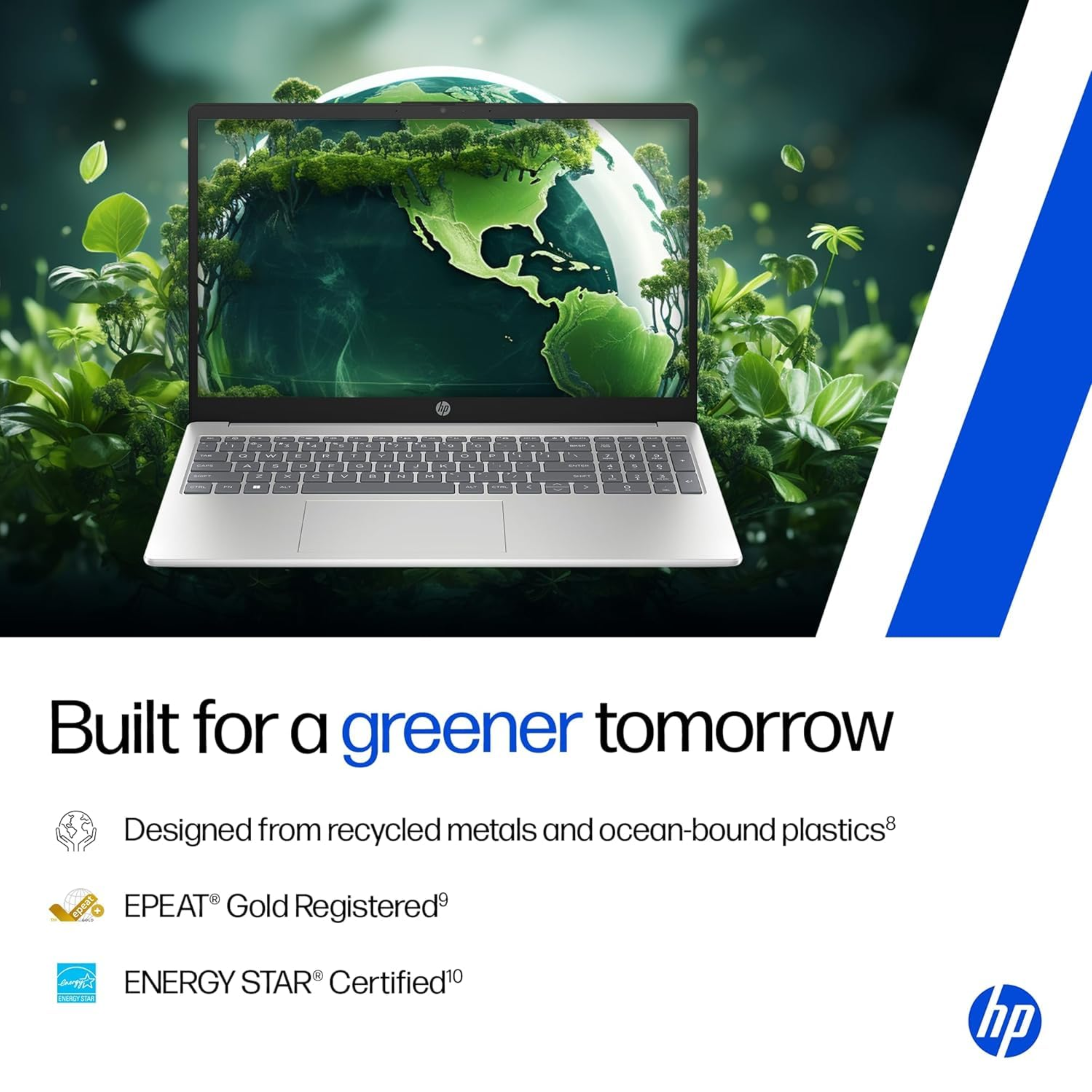 HP OmniBook 5 OLED 14.0" 2K Laptop - Snapdragon X Processor (45 TOPS NPU), Copilot+ PC, 16GB LPDDR5x RAM, 1TB SSD, Windows 11 Home, MS Office 2024, Multi-Day Battery (Silver, 1.29kg, he0015QU)