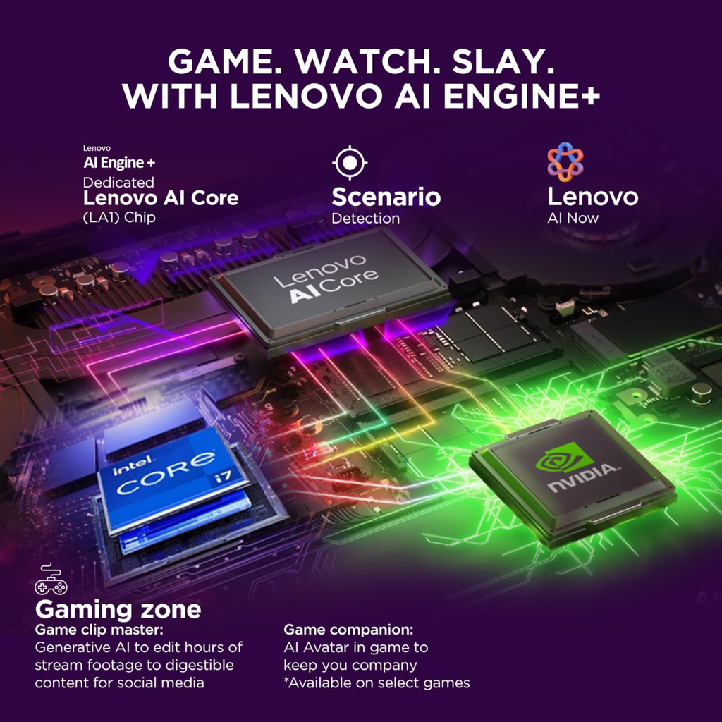 Lenovo LOQ 15.6" 144Hz AI Gaming Laptop - 13th Gen Intel Core i7-13700HX (125W TDP), NVIDIA RTX 5050 8GB (440 AI TOPs), 16GB RAM, 1TB SSD, Windows 11 Home, Office 2024 (Grey, 2.4kg, 83JE00U7IN)