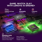 Lenovo LOQ 15.6" 144Hz AI Gaming Laptop - 13th Gen Intel Core i7-13700HX (125W TDP), NVIDIA RTX 5050 8GB (440 AI TOPs), 16GB RAM, 1TB SSD, Windows 11 Home, Office 2024 (Grey, 2.4kg, 83JE00U7IN)