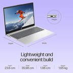 HP Professional 15 G10 (2025) 15.6" FHD Business Laptop - Intel Core 3 100U, Integrated Intel Graphics, 8GB RAM, 512GB SSD, FHD Camera with Privacy Shutter, Windows 11 Pro, MS Office (Silver, 1.65kg)