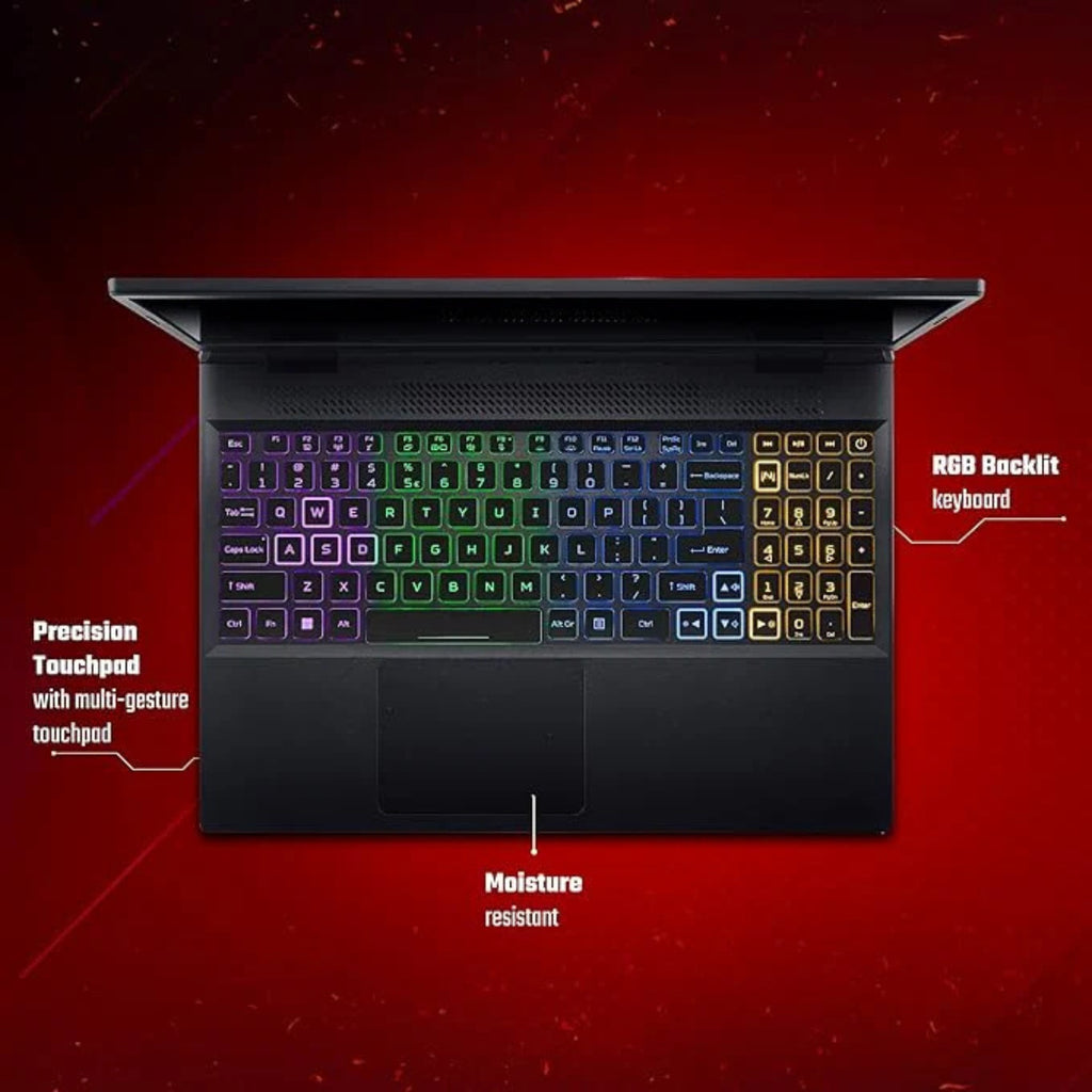 एसर नाइट्रो (NH.QH2SI.005) 5 AN515-46 एएमडी रायज़ेन 5-6600H 15.6 इंच QHD IPS 165Hz स्लिम बेज़ल गेमिंग लैपटॉप