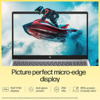 HP 15 Laptop 15.6" FHD Anti-Glare Display - AMD Ryzen 5 7520U, 16GB LPDDR5 RAM, 512GB SSD, Backlit Keyboard, FHD Camera, Windows 11, Office 2024 (Silver, 1.59kg, fc0690au)