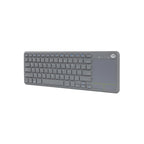 TVS Electronics Champ Smart Wireless Keyboard with Multi-Touch Trackpad | 2.4GHz USB Connectivity | 10m Range | Ergonomic Design for Smart TV, Laptop, HTPC & Android Box (Black)