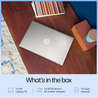 HP 15 (2026) 15.6" FHD Thin & Light Business Laptop - AMD Ryzen 5 Hexa Core 7535U, AMD Radeon 660M Graphics, 8GB DDR5 RAM, 512GB SSD, Dedicated Copilot Key, Windows 11 Home, MS Office (Turbo Silver, 1.50kg)