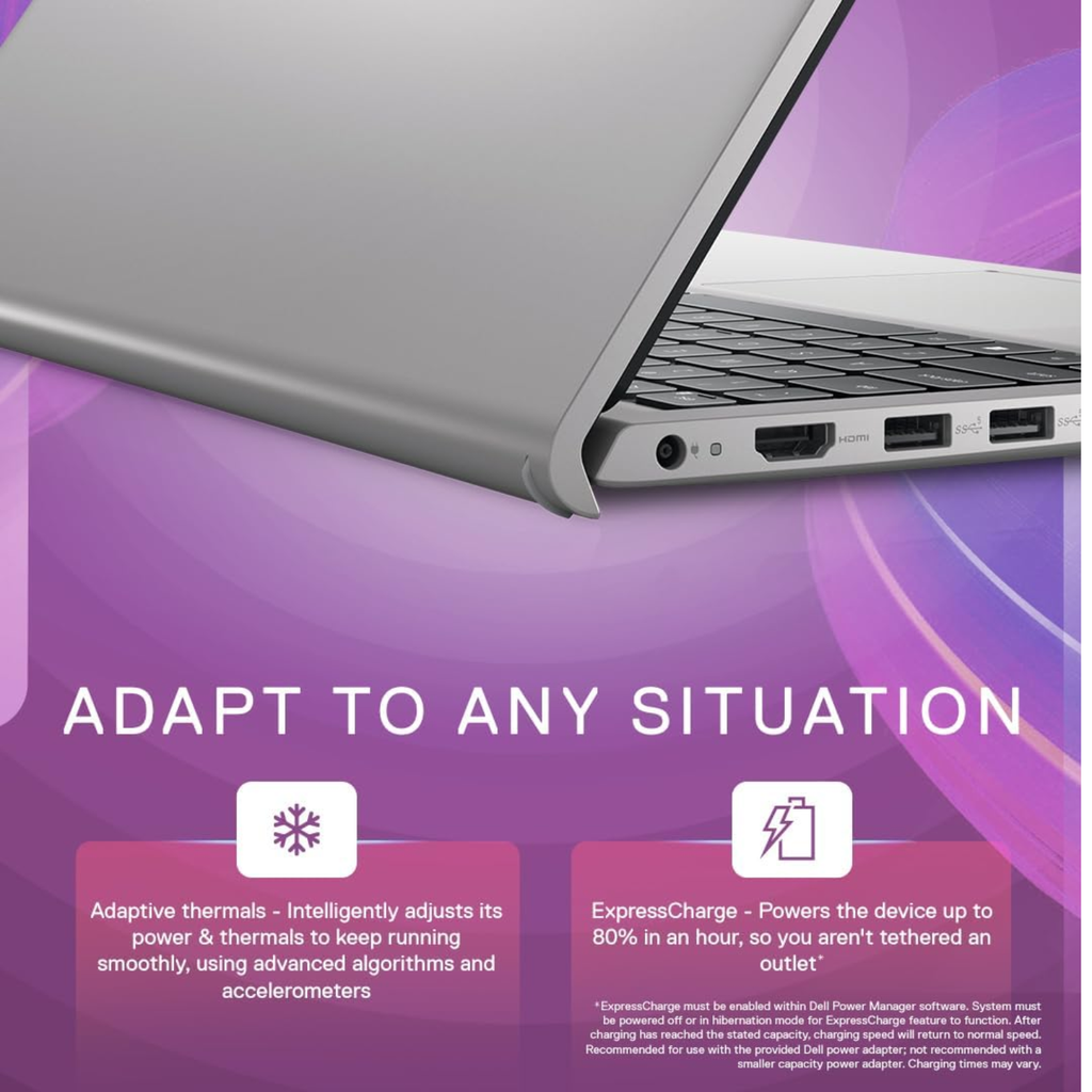 Dell Inspiron 15 3530 Laptop | Intel Core i7-1355U (13th Gen) | 16GB DDR4 RAM | 512GB PCIe NVMe SSD | 15.6" Full HD Anti-Glare Display | Intel Iris Xe Graphics | Windows 11 Home | Microsoft Office Home & Student 2024