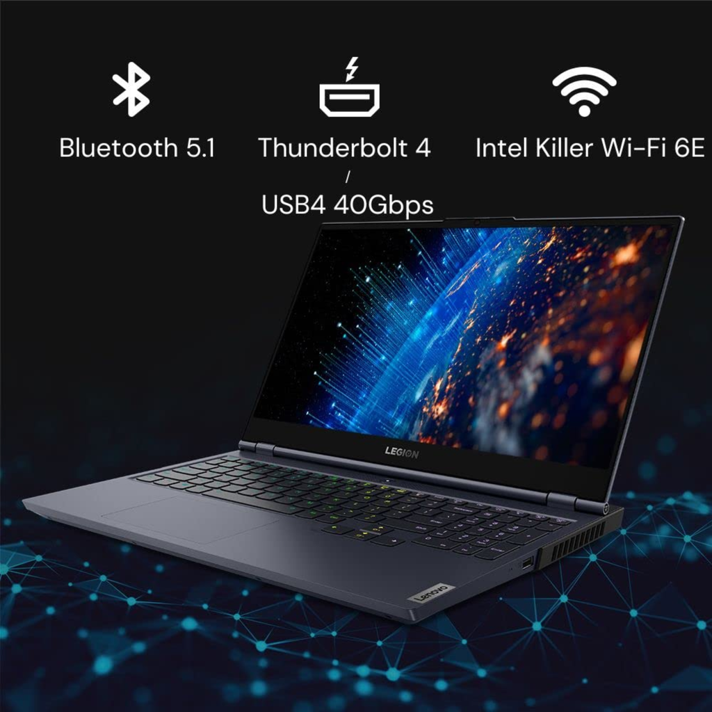 Lenovo Legion 7 16" QHD IPS 165Hz Gaming Laptop - Intel Core i9 12900HX, NVIDIA GeForce RTX 3080 Ti 16GB, 32GB RAM, 1TB SSD, 500Nits, Win 11, Office 2021, Alexa, 3 Month Game Pass (Storm Grey, 2.53kg, 82TD009KIN)