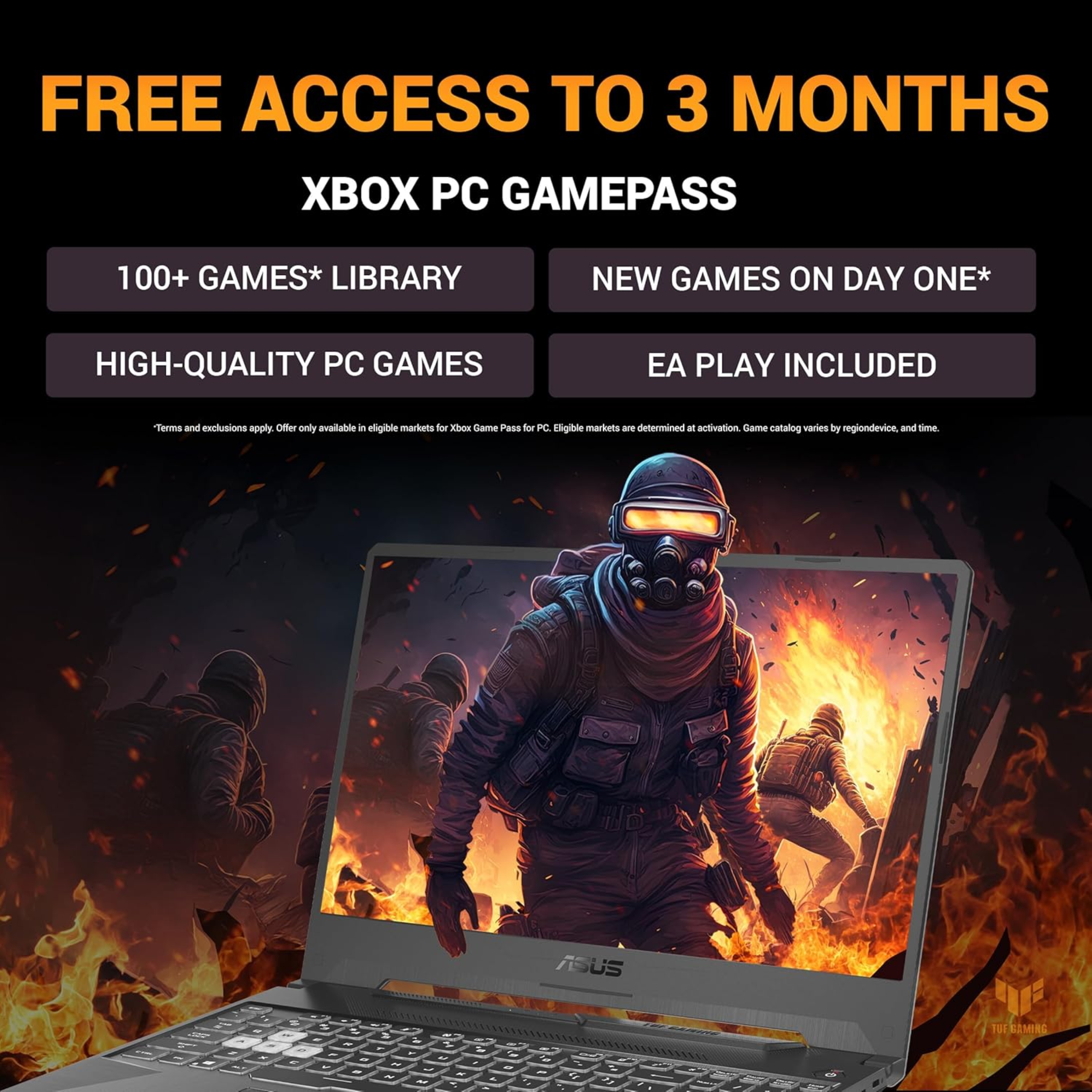 ASUS TUF Gaming A15 15.6" Full HD 144Hz Gaming Laptop - AMD Ryzen 7 7445HS, NVIDIA GeForce RTX 3050 4GB GDDR6 (75W TGP), 16GB RAM, 512GB SSD, Backlit Keyboard, 48WHrs Battery, Windows 11 Home & MS Office 2024 (Graphite Black, 2.30kg, FA506NCG-HN200WS)