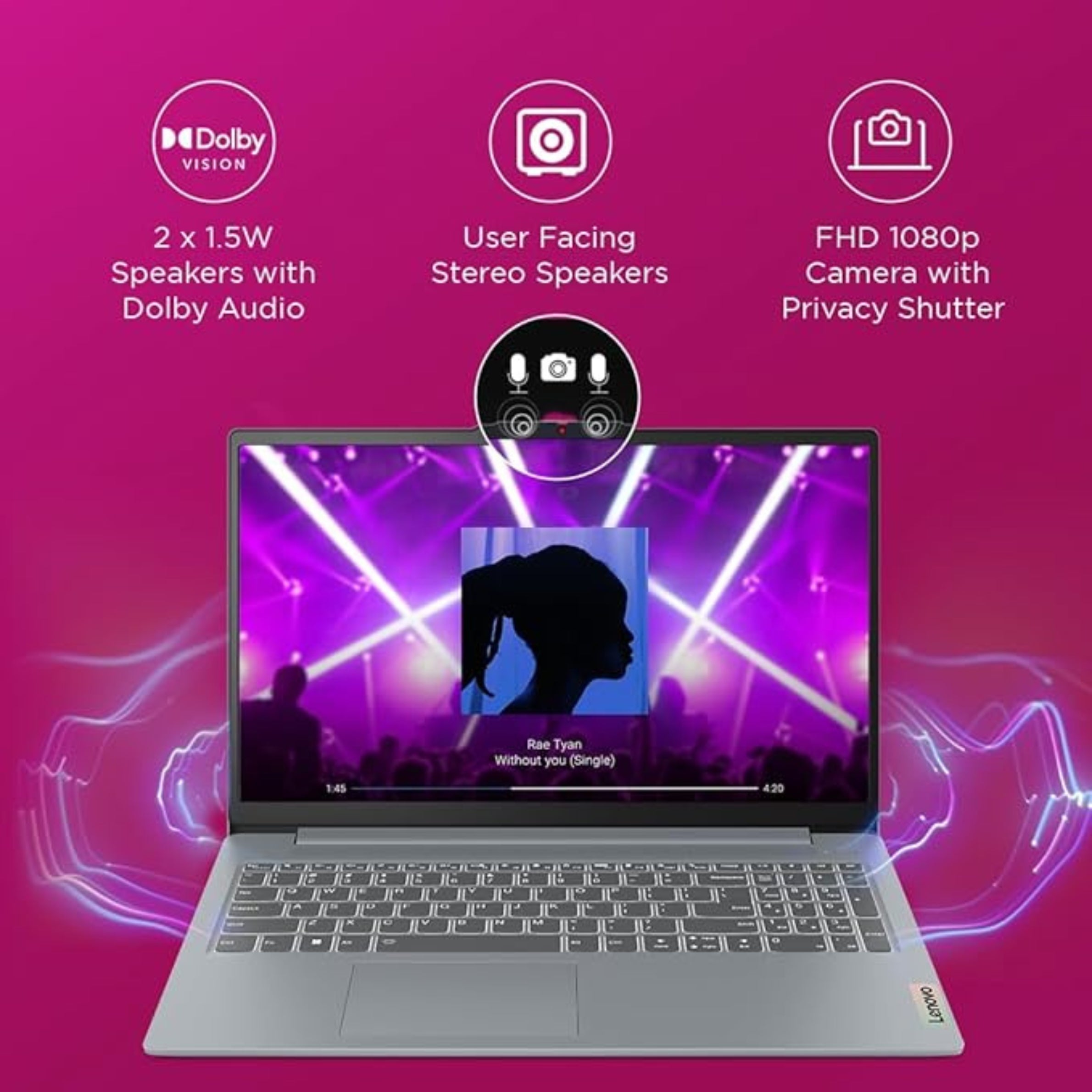 Lenovo IdeaPad 3 Intel Core i3 13TH (GEN) 8GB RAM/512 SSD 15.6" FHD 82X70032IN