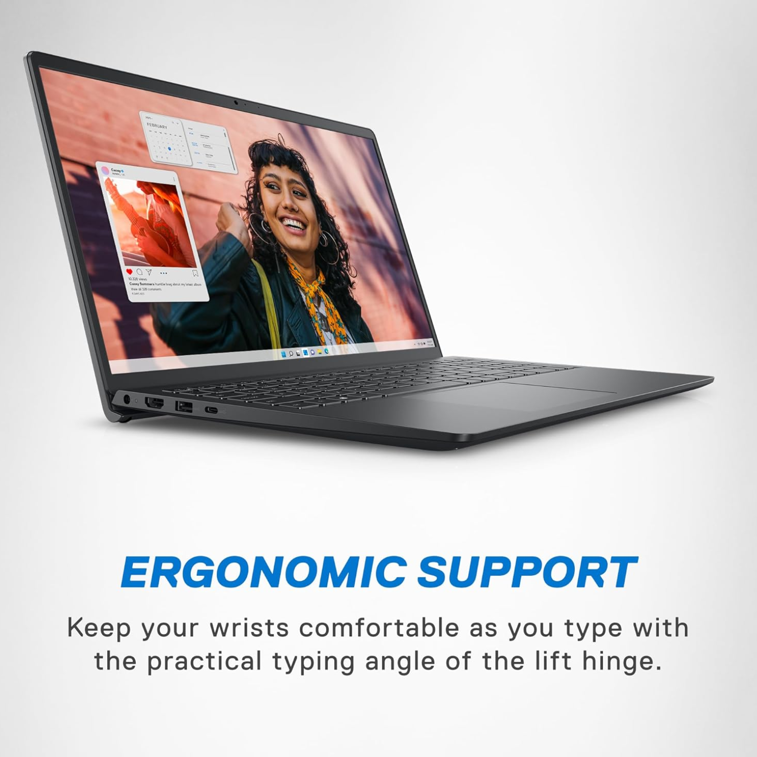 Dell Inspiron 3530 Laptop | Intel Core i3-1305U 13th Gen | 8GB DDR4 RAM | 512GB SSD | 15.6" FHD Display | Intel UHD Graphics | Windows 11 Home | Carbon Black