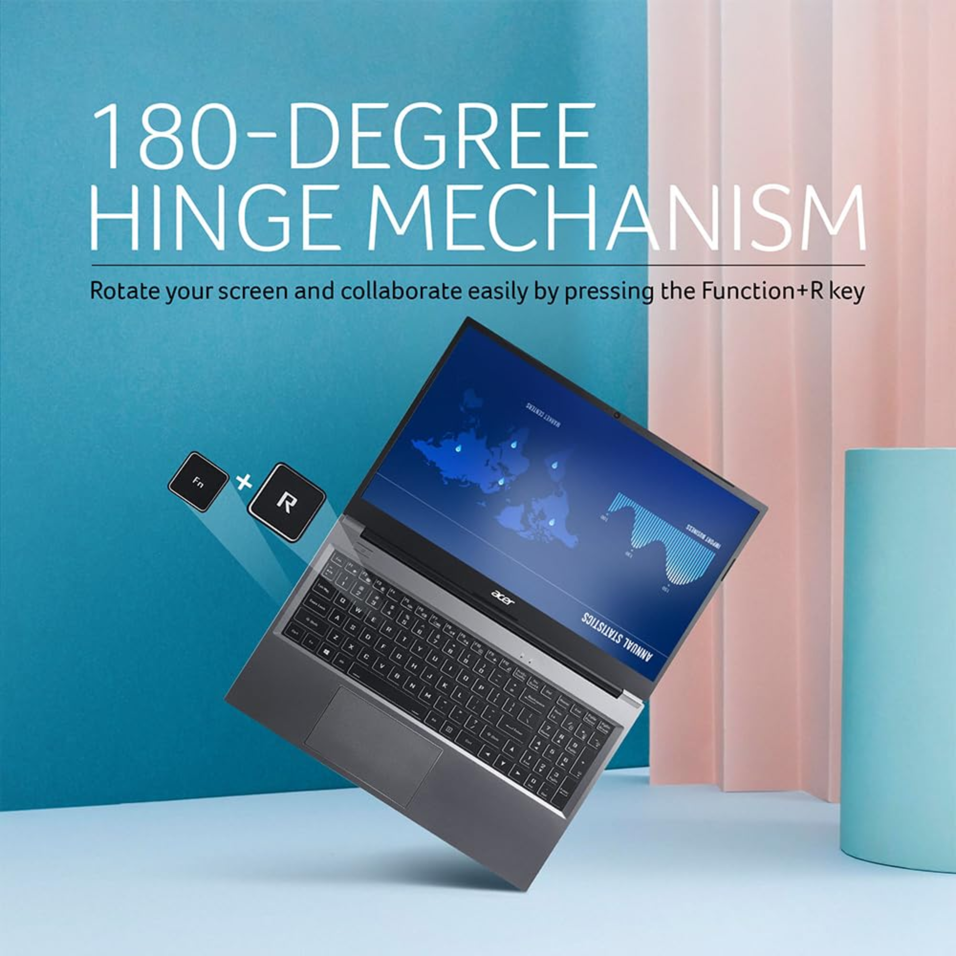 Acer Aspire Lite 15.6" FHD Thin and Light Laptop - AMD Ryzen 5 7430U, 8GB RAM, 512GB SSD, Windows 11 Home, MS Office 2024, Metal Chassis (Steel Grey, AL15-41)