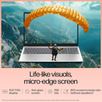 HP Professional 15 (2026) 15.6" FHD Thin & Light Business Laptop - Intel Core 3 100U (14th Gen), Intel UHD Graphics, 8GB DDR5 RAM, 512GB SSD, Fingerprint Reader, Windows 11 Pro, MS Office (Silver, 1.50kg)