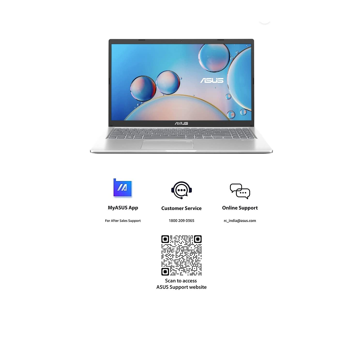 ASUS VivoBook 15, Intel Core i3-1115G4 X515EA-EJ322WS Thin and Light Laptop