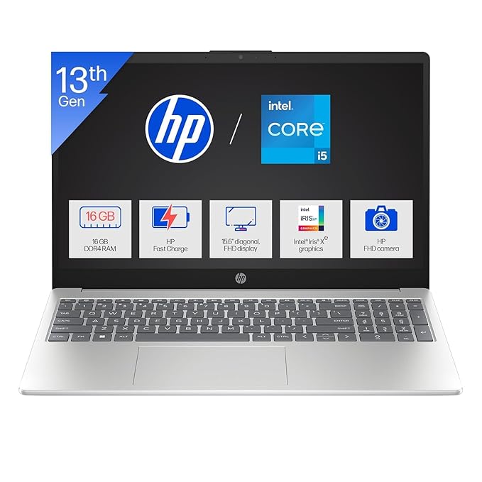 HP (15-fd0221TU) I5 13TH GEN 16 GB RAM/512 SSD 15.6" FHD LED