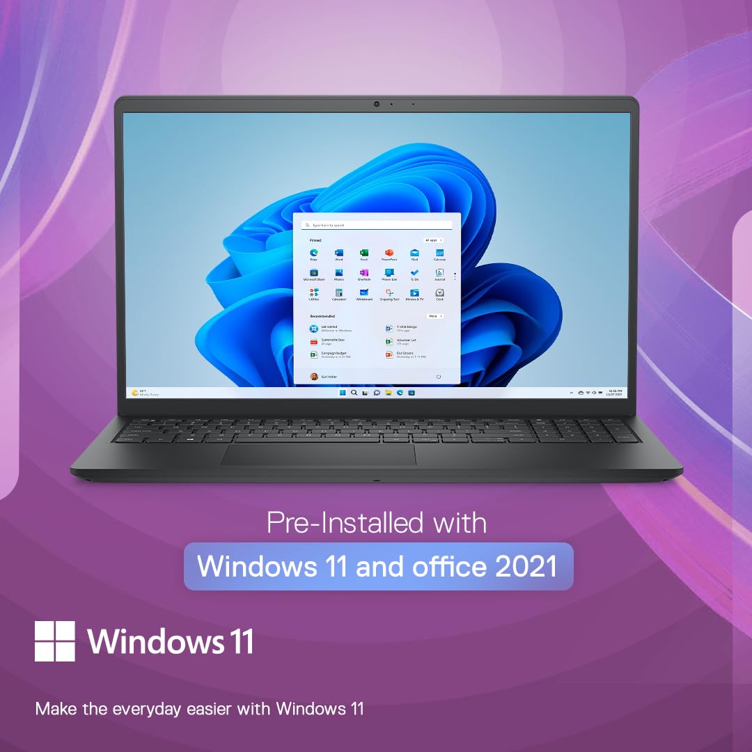 DELL INSPIRON (D560745WIN9B) 3511 I5 11TH GEN 8GB/512 SSD 15.6" FHD LAPTOP