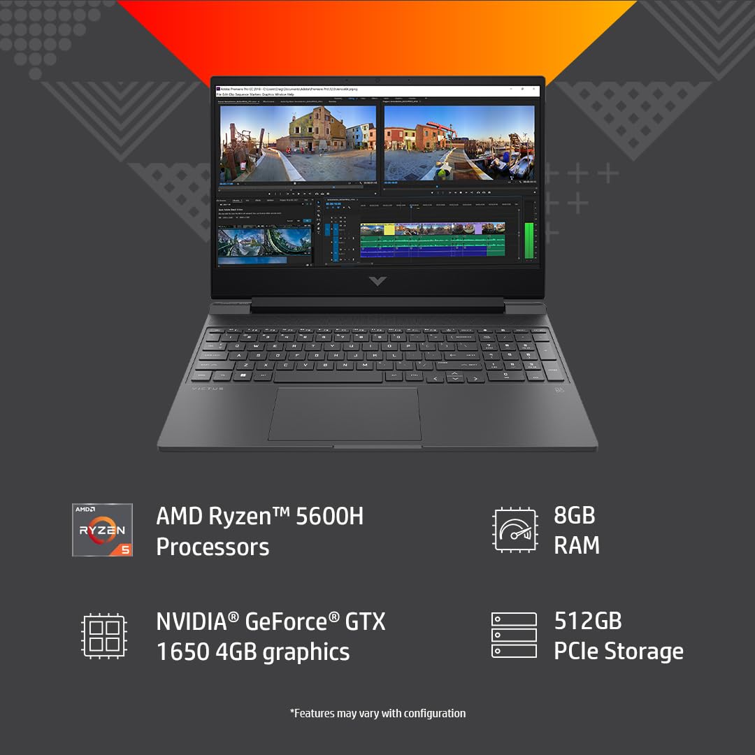 HP VICTUS 15-FB0122AX  RYZEN 5 5600 8 GB RAM/512 SSD 15.6" FHD 144Hz