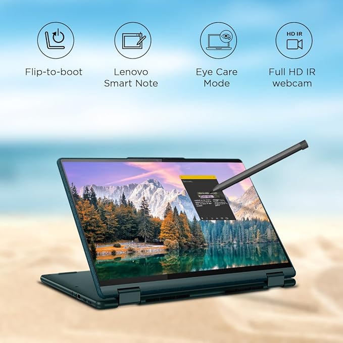Lenovo Yoga 6 RYZEN 5 7530U 16 GB/512 GB SSD 13.3" TOUCH (Dark Teal) 83B2006BIN