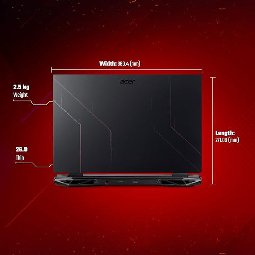 Acer Nitro(NH.QH2SI.005) 5 AN515-46 AMD Ryzen 5-6600H 15.6 Inch QHD IPS 165Hz Slim Bezel Gaming Laptop
