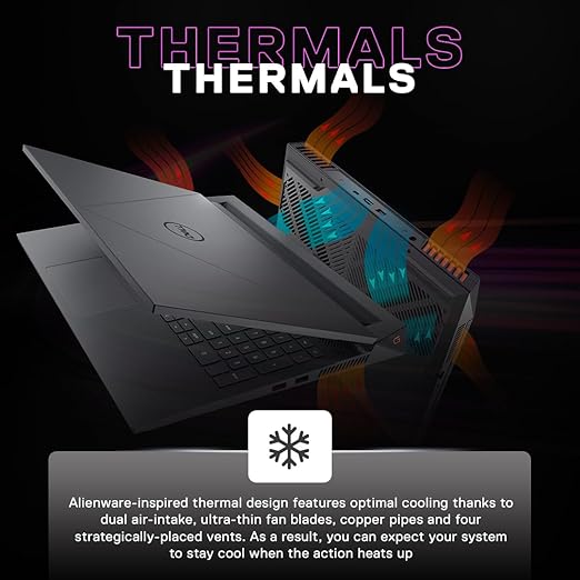 DELL INSPIRON ( GENGN5520W60G7001ORB1) G15 5520 I5 12TH 8GB/1TB SSD 4GB RTX 3050 GAMING LAPTOP