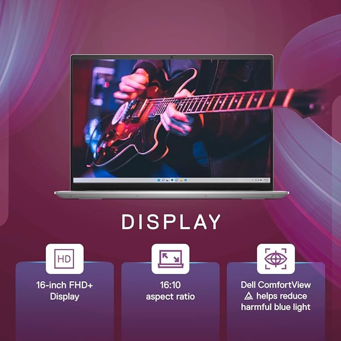 DELL INSPIRON (IN56356W57T001ORS1) 5635 RYZEN5 7530U 8GB / 512GB  16" FHD BACKLIT KEYBOARD LAPTOP