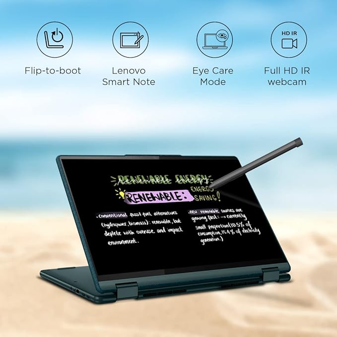 Lenovo Yoga 6 Ryzen 7 5700U 16GB RAM/512 SSD 13.3" WUXGA, Touch 82UD0068IN