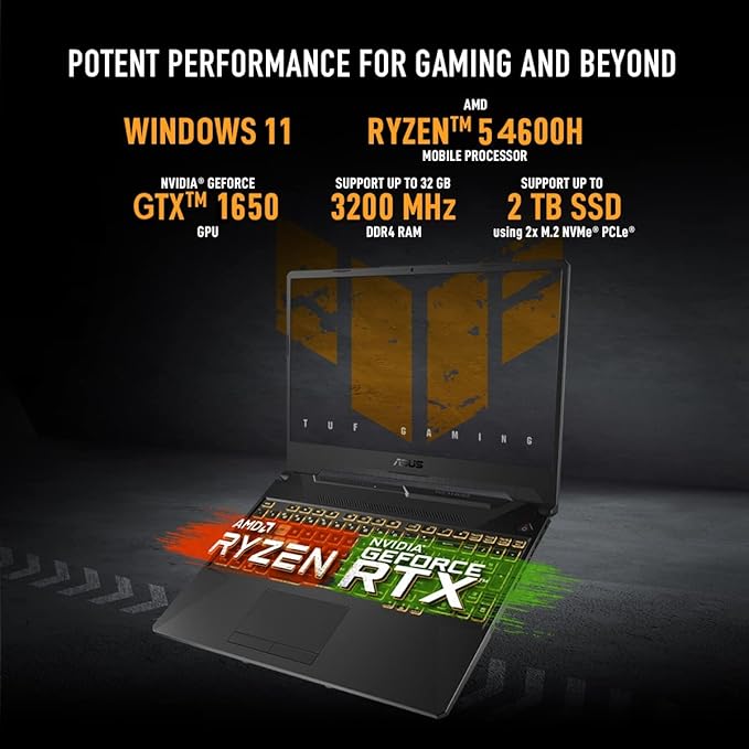 ASUS TUF Gaming A15 FA506IHRZ-HN112W R5-4600H Full HD Laptop
