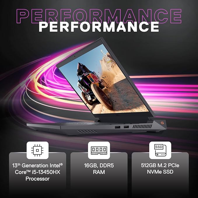 DELL INSPIRON ( GN5530D83M6001ORB1) G15-5530 I5 13TH GEN 16GB/512 SSD 6GB RTX 3050 Gaming Laptop