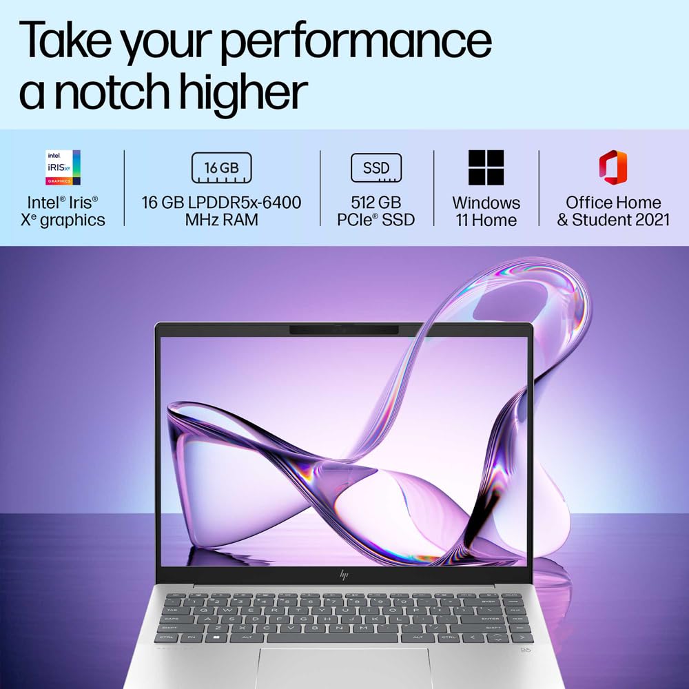 HP PAVILION PLUS 14-EW0116TU I5 13TH GEN 16 GB RAM/512 SSD 14" FHD LED