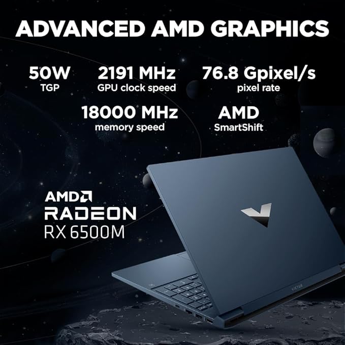 HP VICTUS 15-FB0157AX RYZEN 5 5600H 8 GB RAM/512 SSD 15.6" FHD 60Hz
