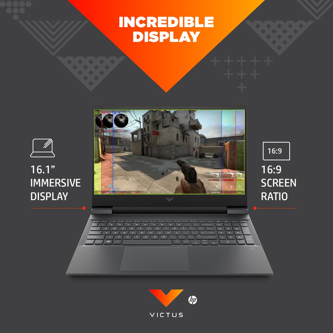 HP VICTUS 16-E1062AX Ryzen 5-6600H 8 GB RAM/512 SSD 16.1"  FHD