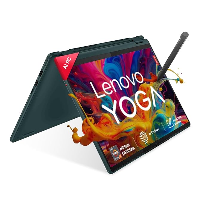 Lenovo Yoga 6 RYZEN 5 7530U 16 GB/512 GB SSD 13.3" TOUCH (Dark Teal) 83B2006BIN