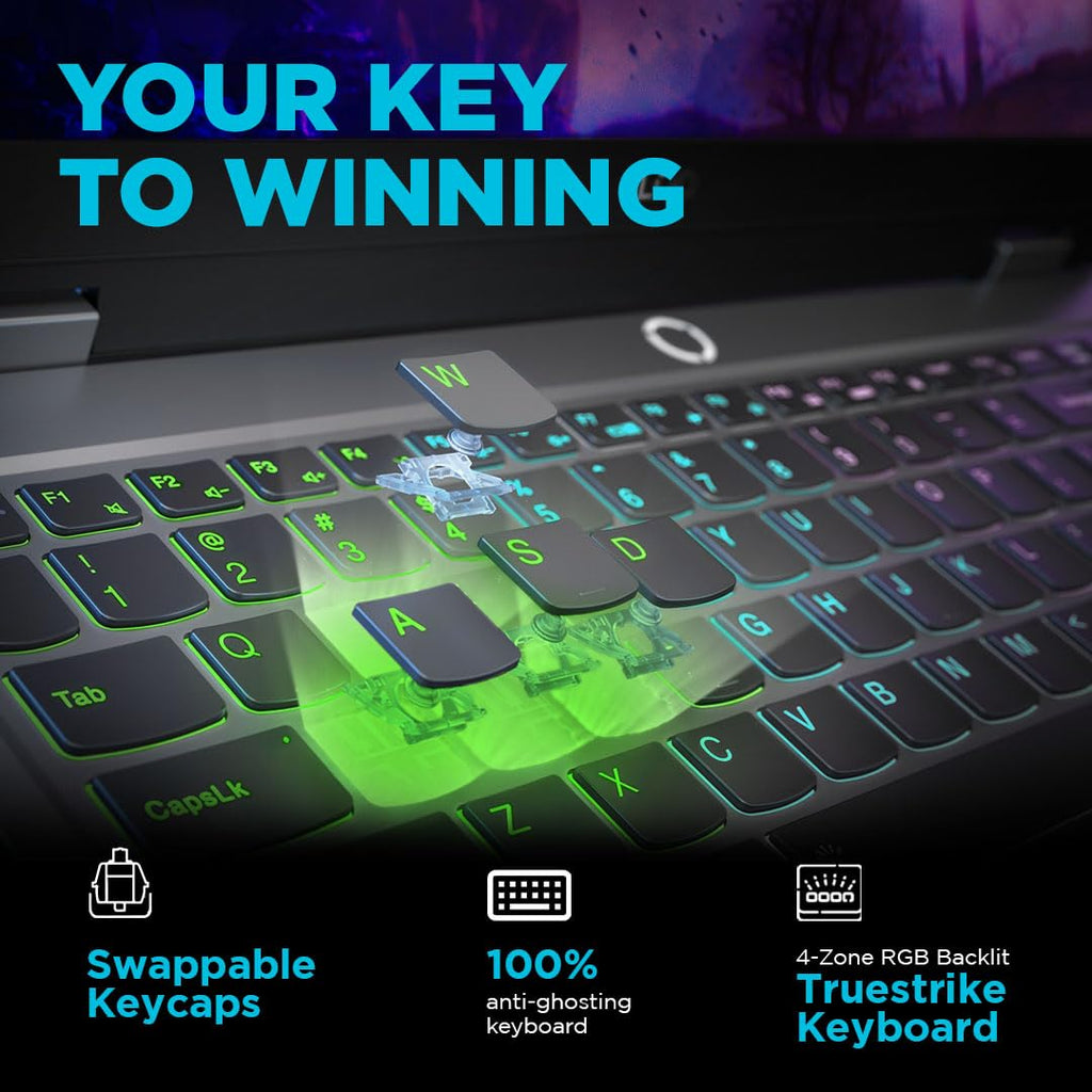 Lenovo LOQ Intel Core i7-13650HX 24GB RAM/512SSD 15.6" FHD 144 HZ 300 NITS _(LUNA GREY) 83DV00MLIN