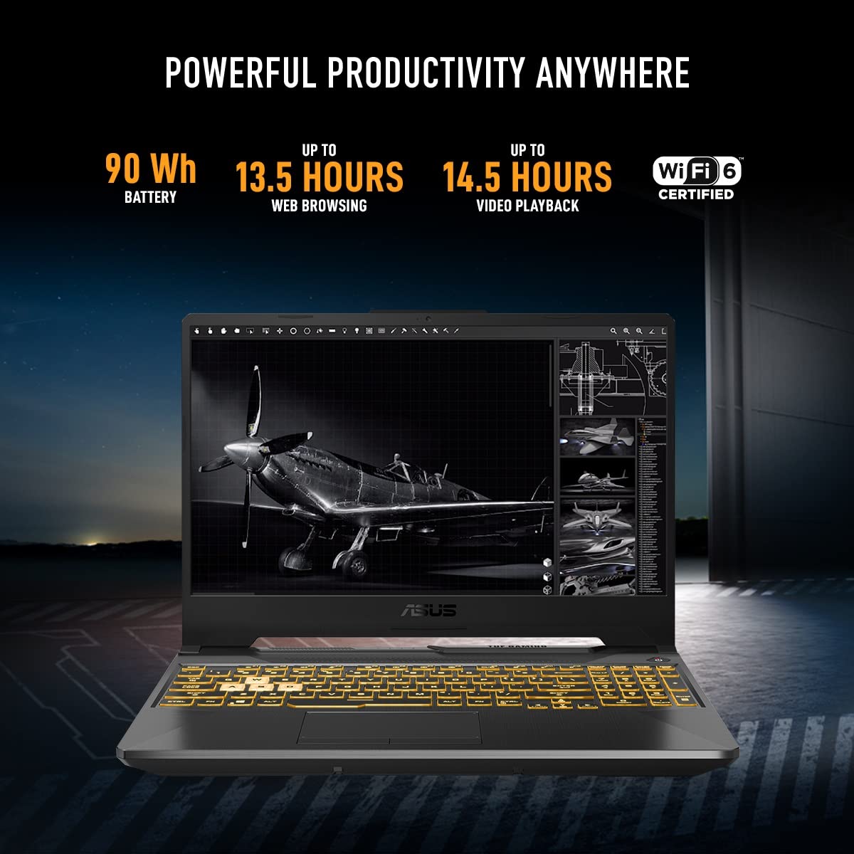 ASUS TUF Gaming A15 FA506IHRZ-HN112W R5-4600H Full HD Laptop