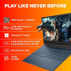 HP VICTUS 15-FB0157AX RYZEN 5 5600H 8 GB RAM/512 SSD 15.6" FHD 60Hz
