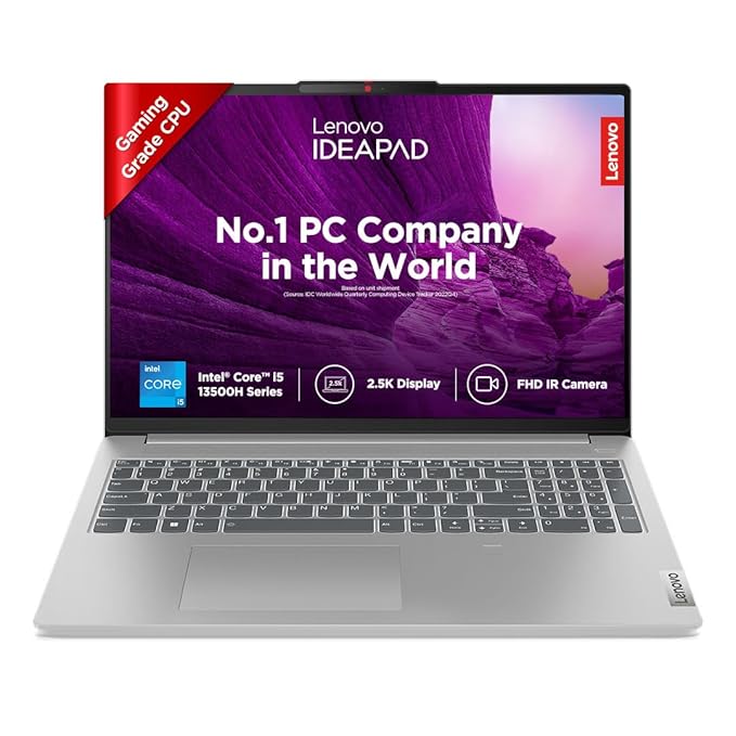 Lenovo SLIM 5 Intel Core i5 13500H 16GB RAM/1 TB SSD 16" FHD+ IPS 300 NITS 82XF0077IN