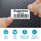 38x50mm Barcode Label Roll | 2000 Labels Per Roll | 2 Ups Chromo Paper Sticker | Self Adhesive Labels for POS, Retail & Shipping