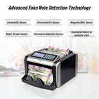 TVS Electronics CC-232 Classic Plus Cash Counting Machine with UV, MG, IR Fake Note Detection | 1000 Notes/Min High-Speed Currency Counter for Banks & Business